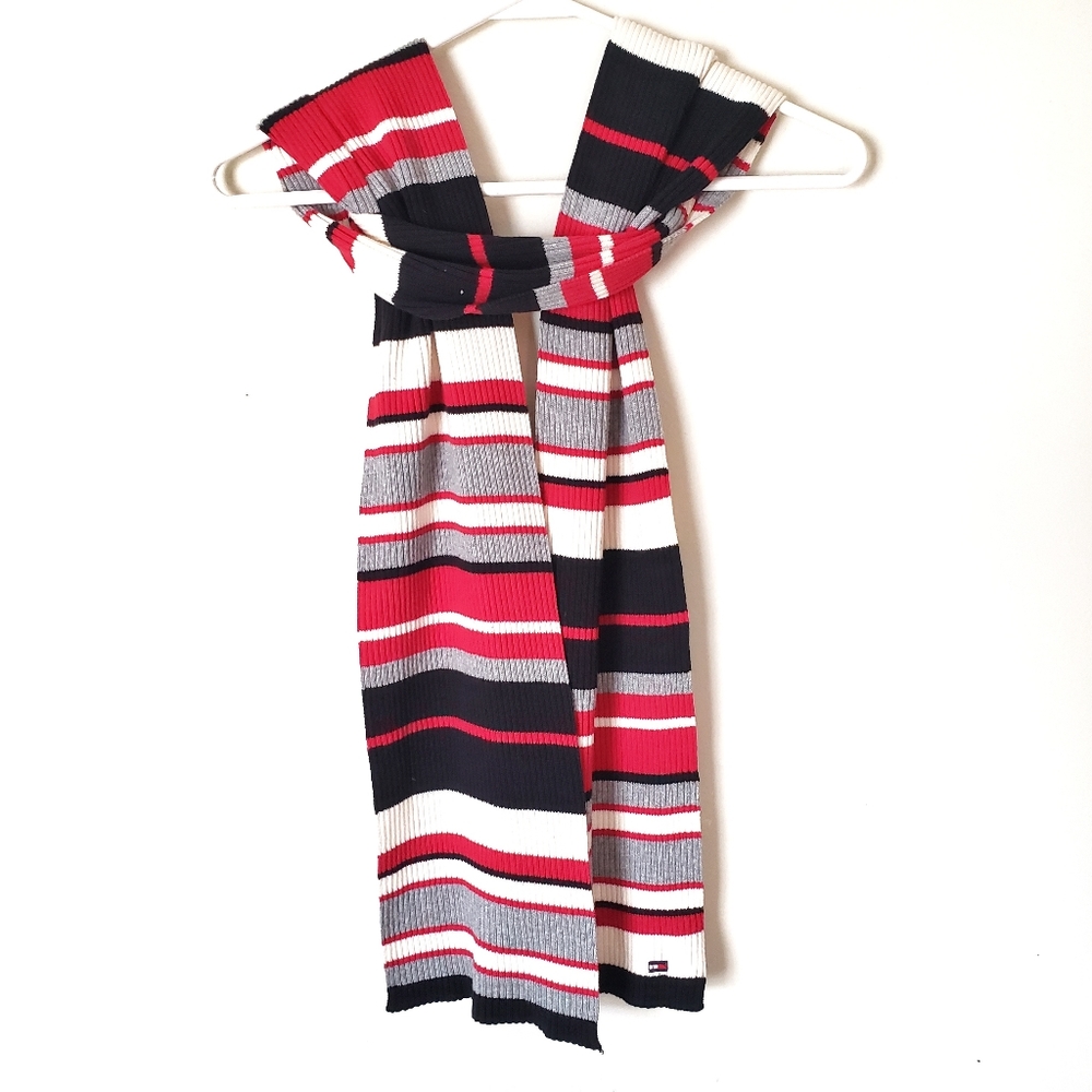 3/$15 Tommy Hilfiger Classic Preppy Striped Scarf